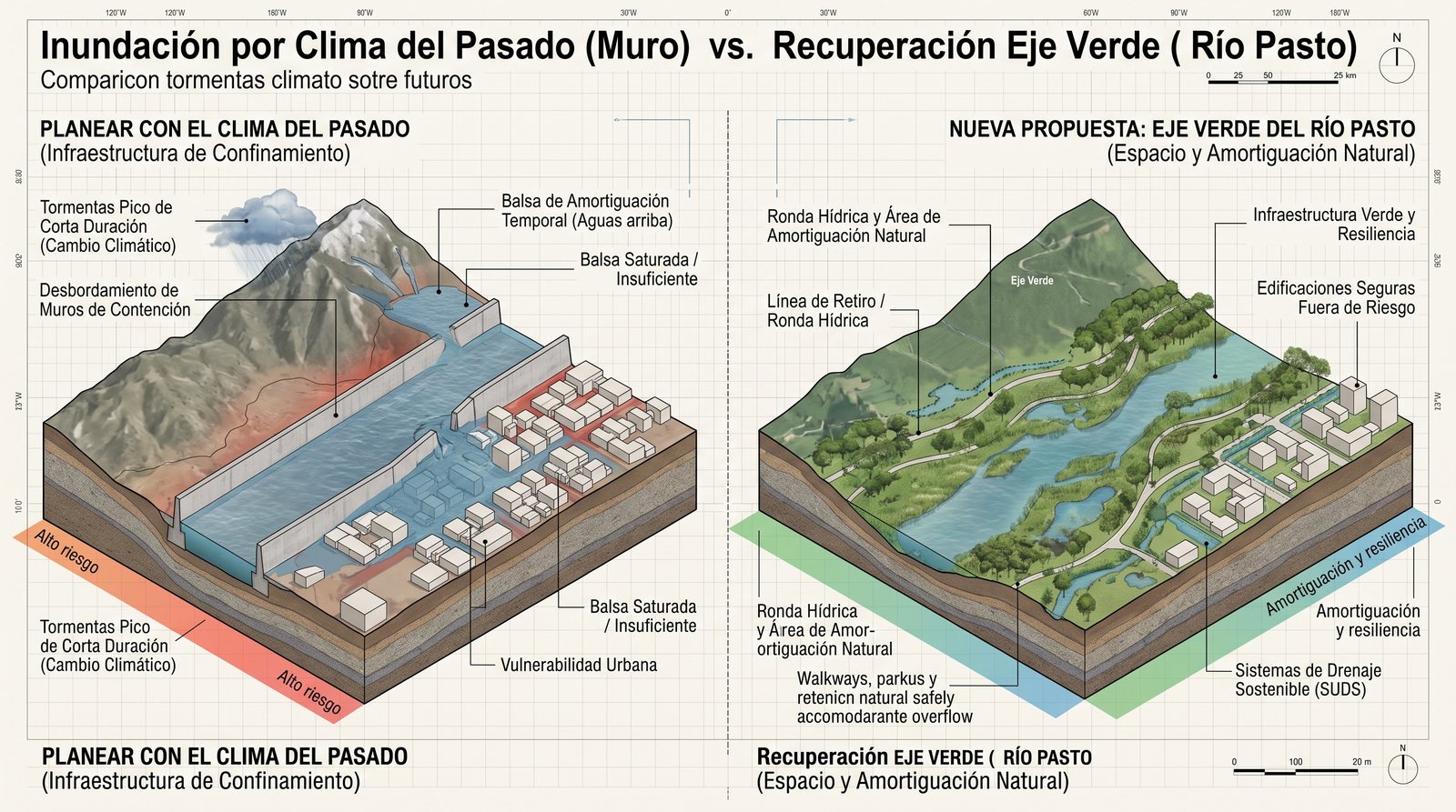Propuesta de Recuperación y Eje Verde del Río Pasto y Volcán Galeras
